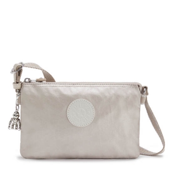 Beige Kipling Creativity XB Metallic Crossbody Bags | AE267NFCR