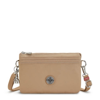 Beige Kipling Riri Crossbody Bags | AE235ANUR