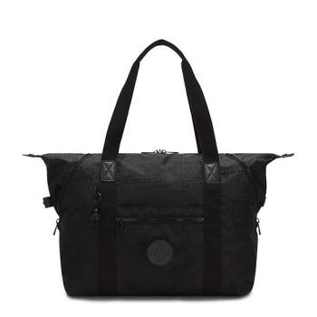 Black Kipling Art Medium Tote Bags | AE104WEUJ