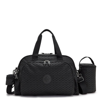 Black Kipling Camama Printed Diaper Bags | AE054HQVW