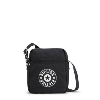 Black Kipling Chaz Crossbody Bags | AE293ZMVW