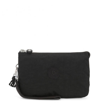 Black Kipling Creativity Extra Large Wristlet Pouches | AE723YUNS