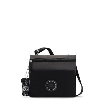 Black Kipling Gib Crossbody Bag Handbags | AE607XWNT