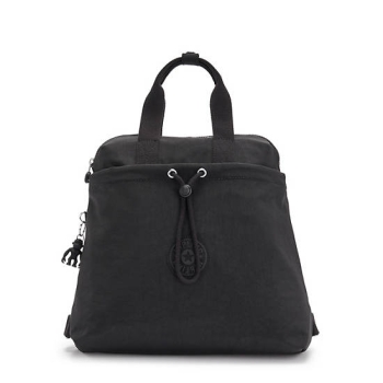 Black Kipling Goyo Medium Backpack Tote Handbags | AE582GNMR