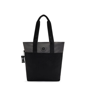 Black Kipling Hanifa 15" Tote Bags | AE215VXQD