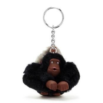 Black Kipling Mom And Baby Fashion Sven Monkey Keychains | AE482VWBH