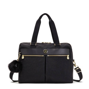 Black Kipling Valeria 13" Handbags | AE276RSEM