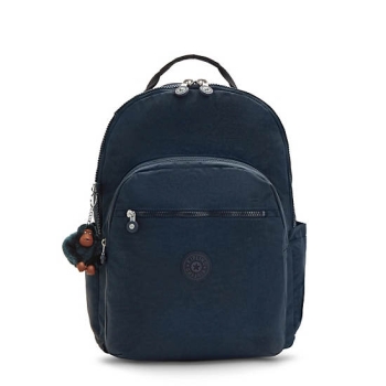 Blue Kipling Seoul Extra Large Classic 17" Laptop Backpacks | AE574NATL