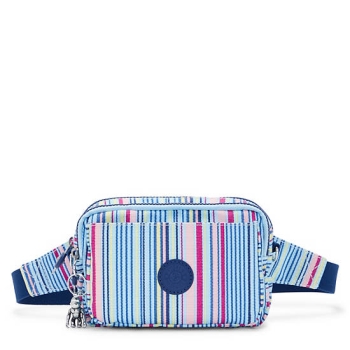 Blue Multicolor Kipling Abanu Multi Printed Convertible Crossbody Bags | AE296GCMY