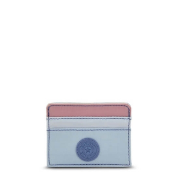 Blue Pink Kipling Cardy Classic Card Holder Pouches | AE570QHIK