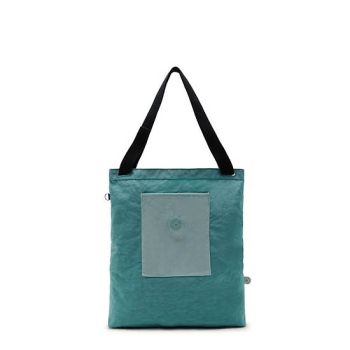 Blue Turquoise Kipling Annas Tote Bags | AE016MBPE