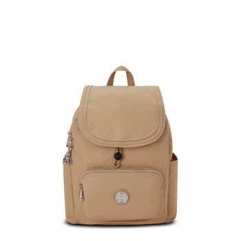 Brown Kipling City Pack Small Backpacks | AE942IWAX