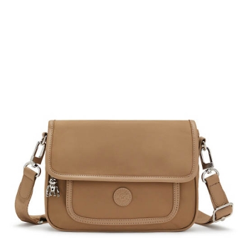 Brown Kipling Inaki Crossbody Bags | AE647FNMW