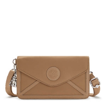 Brown Kipling New Lelio Crossbody Bags | AE947BJWT