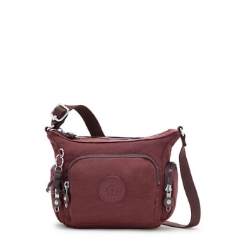 Burgundy Kipling Gabbie Mini Crossbody Bags | AE613QNVY