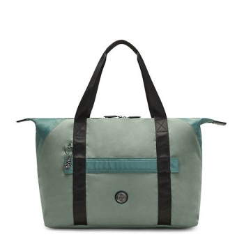 Green Kipling Art Medium Fashion Tote Bags | AE894QVYI