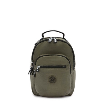 Green Kipling Seoul Small Tablet Backpacks | AE208DBFY