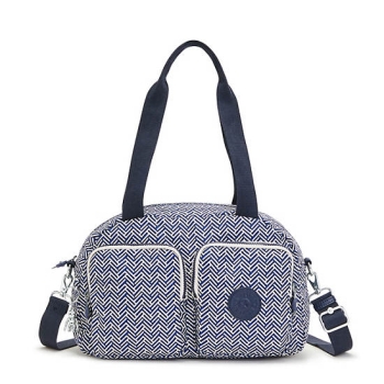 Grey Kipling Cool Defea Printed Shoulder Bags | AE276FBXO