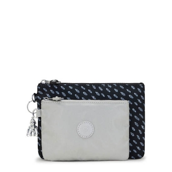Grey Kipling Duo Printed 2-in-Onees Pouches | AE806YNOI