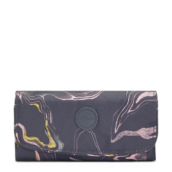 Grey Kipling Money Land Printed Snap Wallets | AE412ZGUS