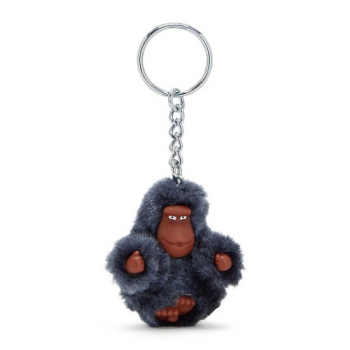 Grey Kipling Sven Extra Small Monkey Keychains | AE598KSNZ