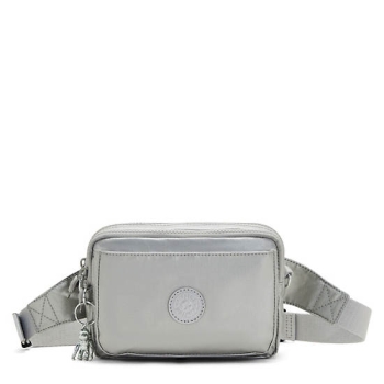 Light Grey Kipling Abanu Multi Metallic Convertible Crossbody Bags | AE380ONJX