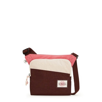 Pink Kipling Almiro Crossbody Bags | AE892RUBW