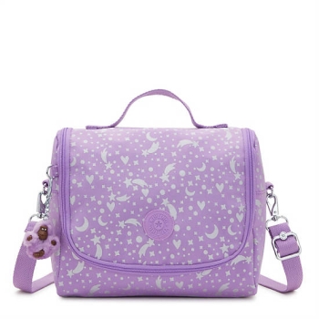 Purple Kipling New Kichirou Printed Lunch Bag | AE357KQCY
