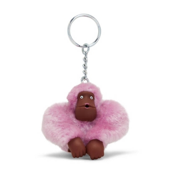 Purple Kipling Sven Monkey Keychains | AE410QIPB