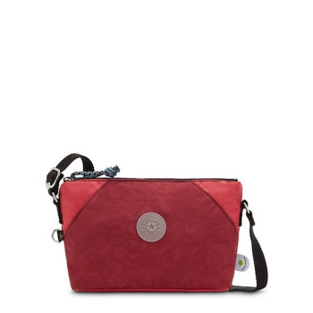 Red Beige Kipling Art Extra Small Crossbody Bags | AE137HFDT