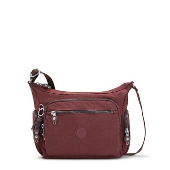 Red Grey Kipling Gabbie Small Crossbody Bags | AE136FOXZ