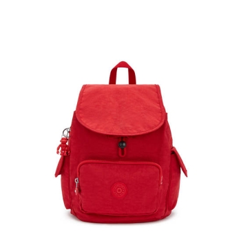 Red Kipling City Pack Small Backpacks | AE206VWHY