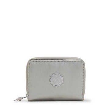 Silver Kipling Money Love Metallic Small Wallets | AE637HGVR