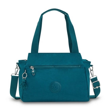 Turquoise Kipling Elysia Shoulder Bags | AE750ZIQB