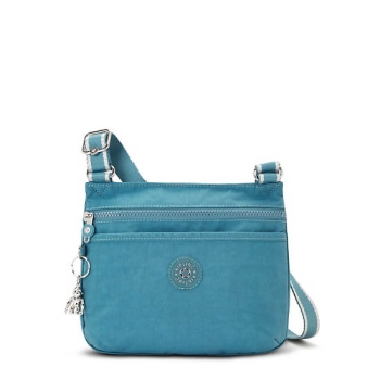 Turquoise Kipling Emmylou Crossbody Bags | AE462DVQI