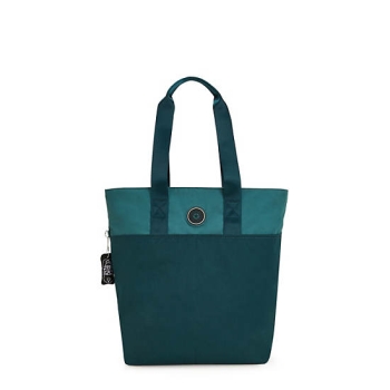 Turquoise Kipling Hanifa 15" Tote Bags | AE345CKHP