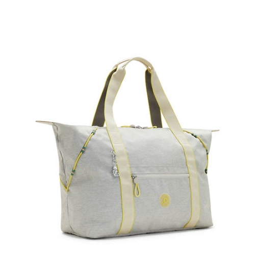 Beige Kipling Art Medium Tote Bags | AE984OBJF