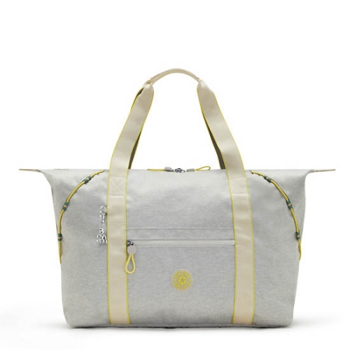 Beige Kipling Art Medium Tote Bags | AE984OBJF