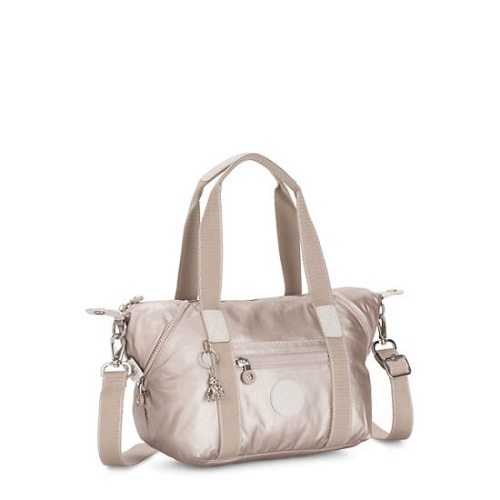 Beige Kipling Art Mini Metallic Shoulder Bags | AE075GDYQ