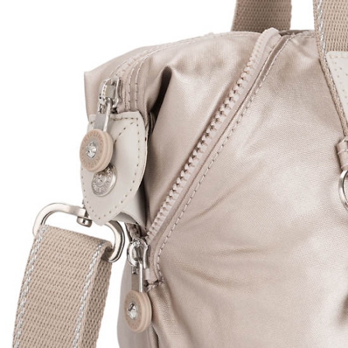 Beige Kipling Art Mini Metallic Shoulder Bags | AE075GDYQ