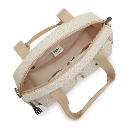 Beige Kipling Cool Defea Classic Printed Shoulder Bags | AE536FWYB