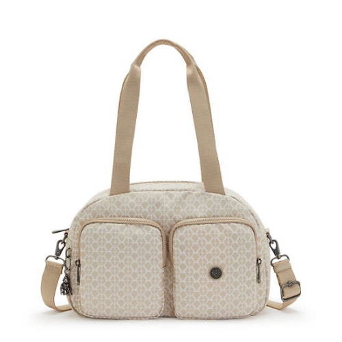 Beige Kipling Cool Defea Classic Printed Shoulder Bags | AE536FWYB