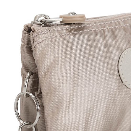 Beige Kipling Creativity Small Metallic Pouches | AE076CTIN