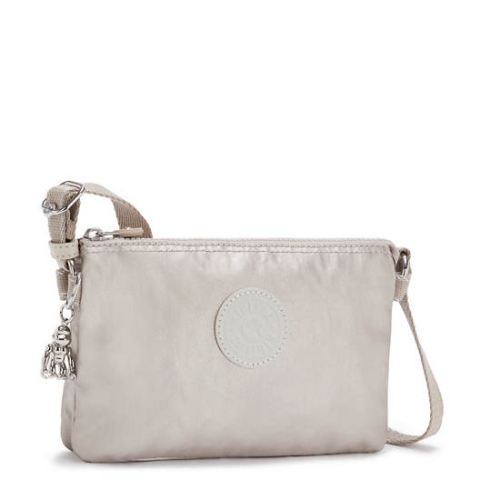 Beige Kipling Creativity XB Metallic Crossbody Bags | AE267NFCR