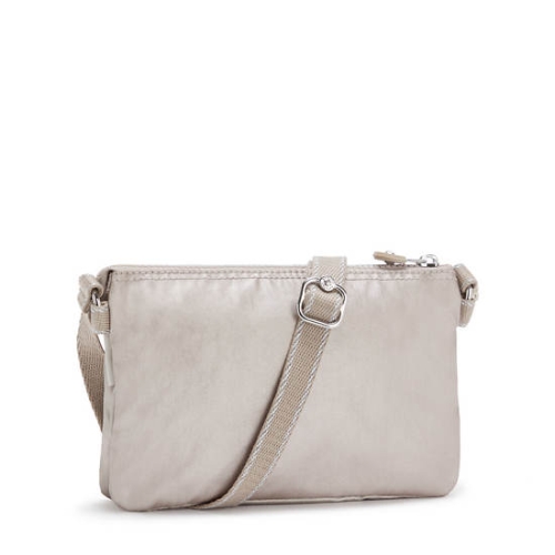 Beige Kipling Creativity XB Metallic Crossbody Bags | AE267NFCR