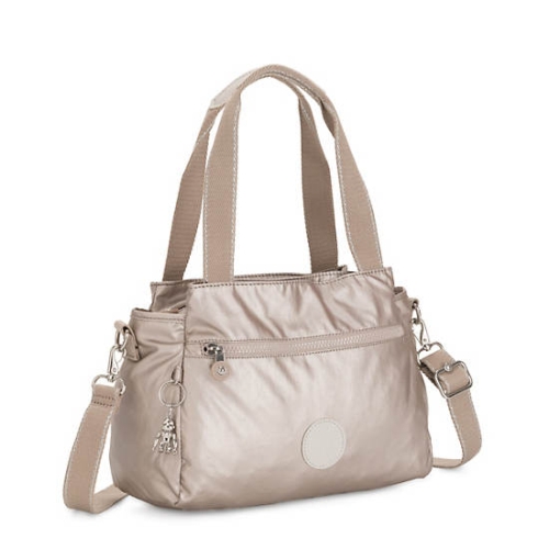 Beige Kipling Elysia Metallic Shoulder Bags | AE769GORJ