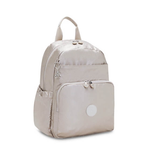 Beige Kipling Maisie Classic Diaper Backpack Handbags | AE573MKBH