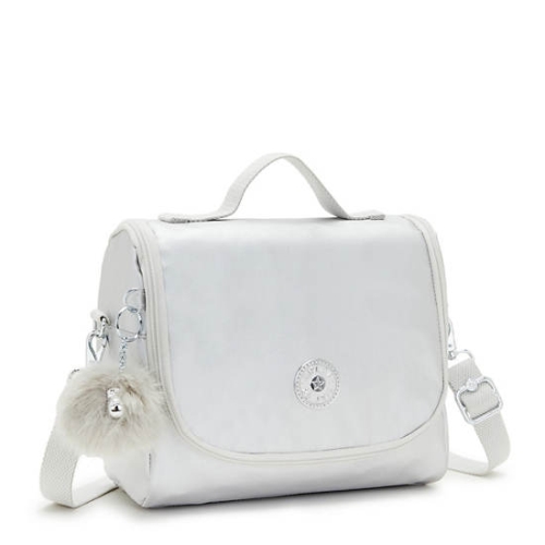 Beige Kipling New Kichirou Classic Metallic Lunch Bag | AE165KBNE