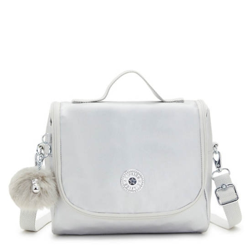 Beige Kipling New Kichirou Classic Metallic Lunch Bag | AE165KBNE