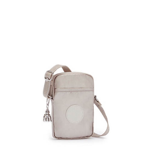 Beige Kipling Tally Metallic Phone Bags | AE106QBXG